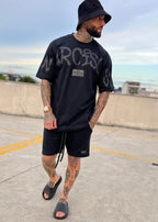 Conjunto Moletinho Over All Black