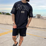 Conjunto Moletinho Over All Black