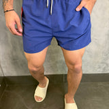 Short Praia Liso Premium Rsv Azul Klein