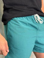 Short Praia Liso Premium Rsv Verde Esmeralda