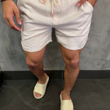 Short Linho Tradicional Kingejoe Natural