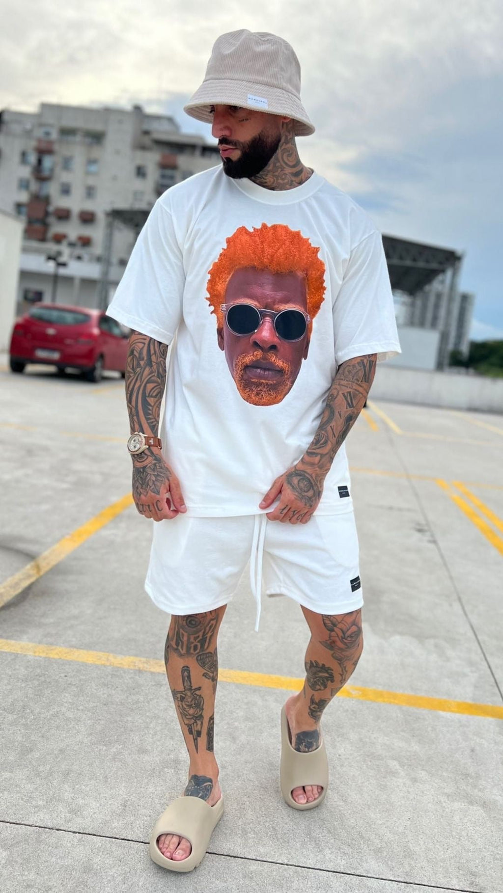 Conjunto Moletinho Over Branco