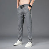 Fly Confort Calça Masculina Em Seda Gelo E Poliéster