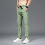 Fly Confort Calça Masculina Em Seda Gelo E Poliéster