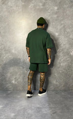 Conjunto Basic Oversized Verde Musgo