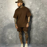 Conjunto Basic Oversized Marrom