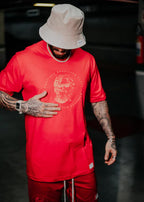 Conjunto Moletinho Over Lost Vermelho