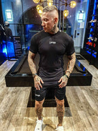 Conjunto Camiseta E Bermuda Soft Black