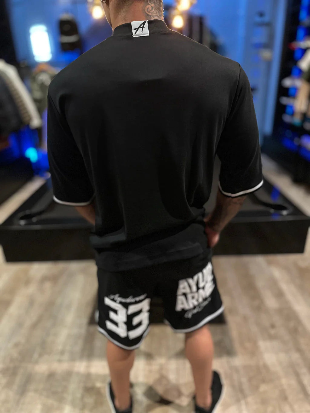 Conjunto Over Ayu 33 Black/White