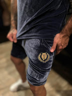 Conjunto Veludo Molhado Blue