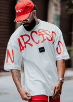 Conjunto Oversized Grafite Vermelho