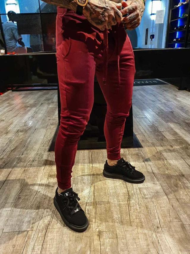 Calça Moletinho Slim Wine