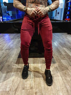 Calça Moletinho Slim Wine