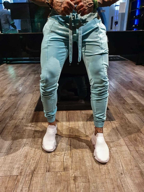 Calça Moletinho Slim Water Green